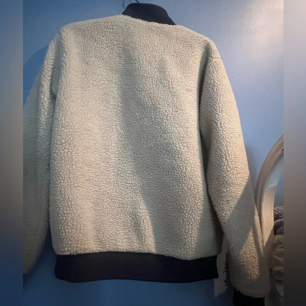 Men’s Patagonia Retro-X® Bomber Fleece Sherpa Jacket Medium EUC - Picture 4 of 5
